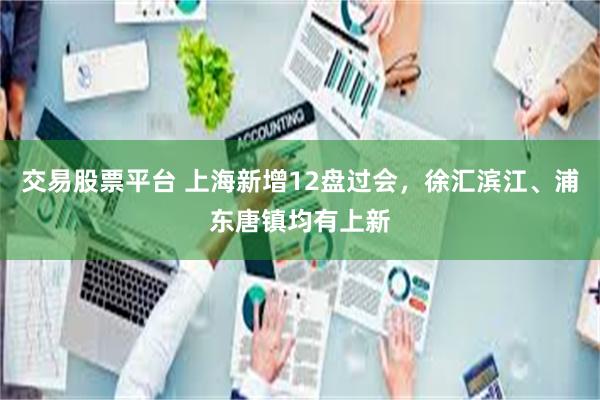 交易股票平台 上海新增12盘过会，徐汇滨江、浦东唐镇均有上新