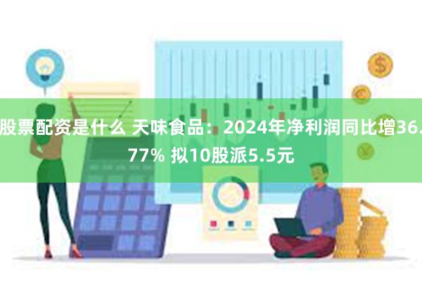 股票配资是什么 天味食品：2024年净利润同比增36.77% 拟10股派5.5元