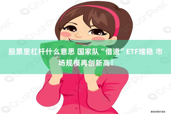 股票里杠杆什么意思 国家队“借道”ETF维稳 市场规模再创新高！