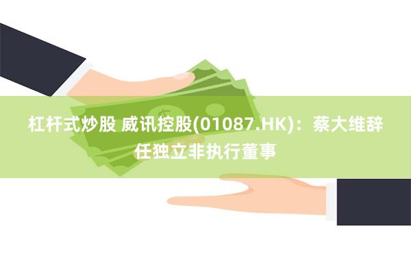 杠杆式炒股 威讯控股(01087.HK)：蔡大维辞任独立非执行董事