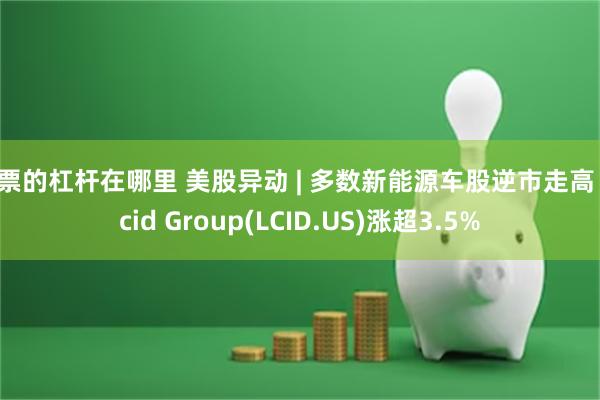 股票的杠杆在哪里 美股异动 | 多数新能源车股逆市走高 Lucid Group(LCID.US)涨超3.5%
